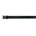 Black Bonded Leather 1 1/4" Garrison Belt w/ Nickel Plated Buckle (30" to 46")